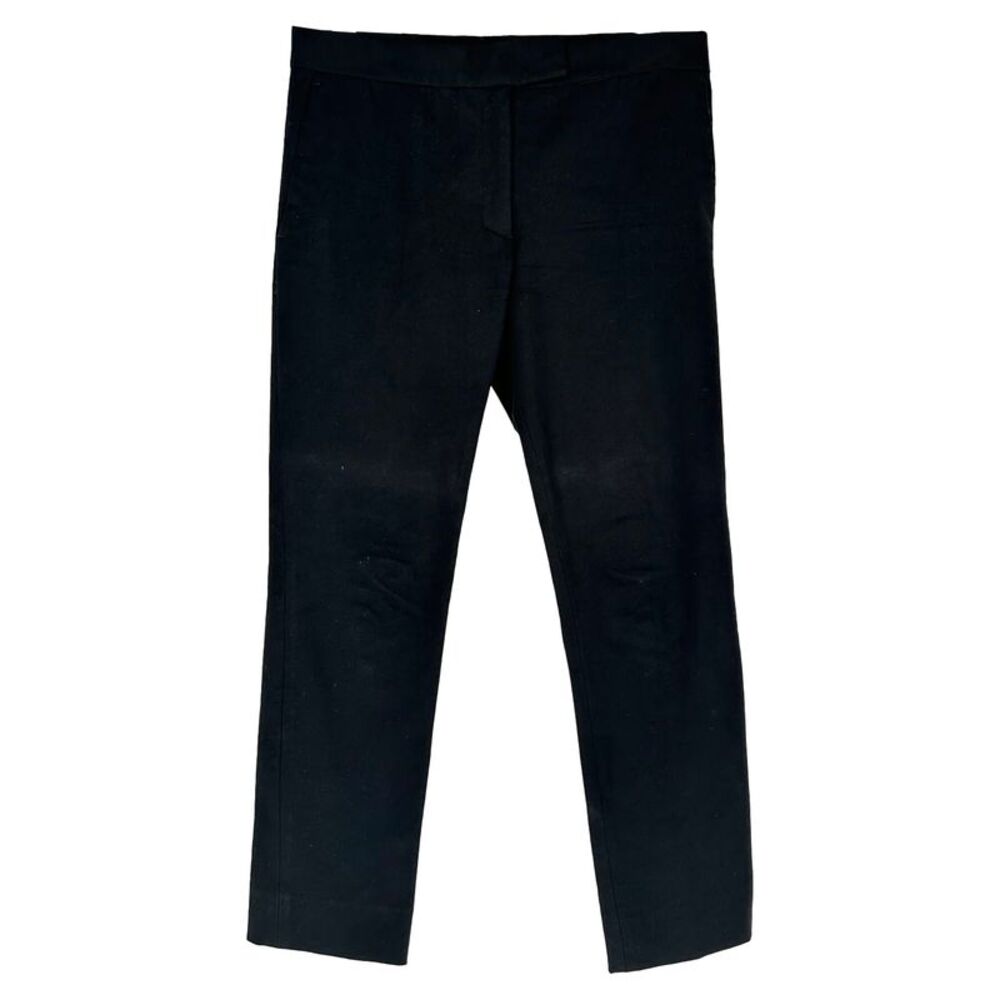 Joseph Straight-Leg Trousers in Black Viscose